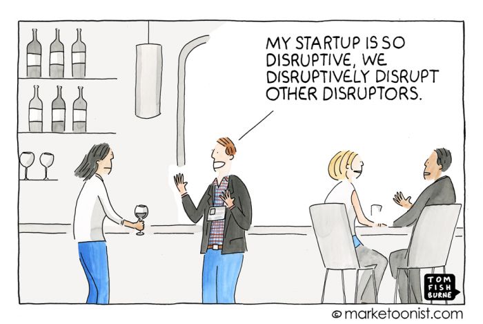 Disrupting the disruptors – latest Marketoonist